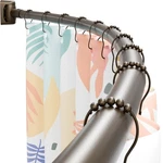 Curved Shower Curtain Rod, 35-76 Inches Adjustable, Stainless Steel, Rust-pro... New. Price: $48.68.