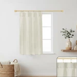 Lino Rosa Door Curtain For Kitchen Window,pinch Pleated 80% Blackout Small Back New. Price: $17.49.