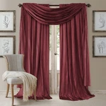 Elrene Home Fashions Athena Faux Crushed-silk Window Curtain Panel And Valanc... New. Price: $49.93.
