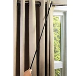 Universal Drapery Pull Rod By Jumbl 42", Black New. Price: $39.99.