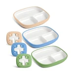 Domensi 3 Set Kids Porcelain Plates With Silicone Sleeves 8.2 Inch ... Fast Ship. Price: $48.99.