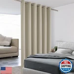 Bonzer Room Divider Blackout Curtain Wide Darkening Total Privacy Wall New. Price: $52.99.