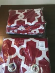 -indoor/outdoor Curtains Home Ironwork Sateen Grommet Top Patio Burgundy-shade New. Price: $35.00.