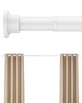 Tension Curtain Rod By Ezfurni, 42 To 160 Inch, Extra Long For Wi... New. Price: $59.40.