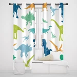Cinbloo Boys Dinosaur 52"W X 84"L (pack Of 2), A-white Blue Blackout New. Price: $66.98.