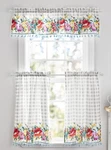 Pioneer Woman Sweet Romance Blossoms Kitchen Window Curtain 3-PC Valance Tier New. Price: $31.47.