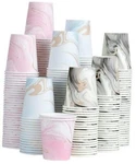 300 Pack Paper Cups, Disposable Bathroom Colorful Mouthwash 5 Oz Marble New. Price: $31.25.