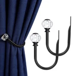 Holdbacks 2PCS, Black Tiebacks Wall Mounted Curtains Hooks, D... New. Price: $24.68.