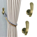 Hemour Curtain Holdback, 2PCS Wall Mounted Drapery Tiebacks With Screws, Deco... New. Price: $17.21.