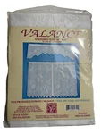 Vintage American Crafts White Lace Window Valance 16 X60 Apple Pear Cherry New. Price: $13.99.