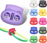 Plastic Cord Locks For Drawstrings Double Hole Spring A-multicolor 100PCS. Price: $17.16.