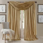 Elrene Home Fashions Athena Faux Crushed-silk Window Curtain Panel And Valanc... New. Price: $22.09.