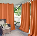 Elrene Connor Indoor/ Outdoor Curtain Panel 52X108 New. Price: $34.99.