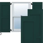 Ekena Millwork 18W 59H Americraft Two Equal Flat Panel Exterior Real Wood. Price: $606.54.