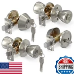 Reluen Set Of 2 Mobile Home Door Lock Exterior Keyed Knobs New. Price: $57.67.