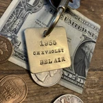 1955 Chevrolet Bel Air Solid Brass Key Fob Chevy New. Price: $14.95.