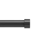 Umbra Cappa Modern 1" Curtain Rod With Finials, Brackets & Hardware Black New. Price: $49.34.