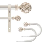 1 Inch Diameter Double Curtain Rod Set For Windows Heavy Duty T... New. Price: $73.16.