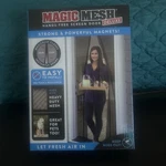 Magic Mesh Deluxe Hands-free Magnetic Screen Door Black 83X39 MM011124 New. Price: $27.99.