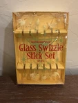 Boston Warehouse Glass Swizzle Stick Set Of 6 Birds Used. Price: $30.00.