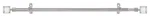 Royale Decorative Rod And Finial Donna, 66"-120" By Achim Importing Co. New. Price: $13.98.