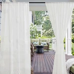 Ryb Home Waterproof Outdoor Indoor Sheer Curtains For Patio, Rod Pocket Light... New. Price: $75.99.