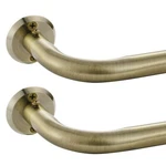Wrap Around Curtain Rods 2 Pack For 48 To 84 Inches Windows, 1" Heavy Duty Ro... New. Price: $93.49.