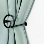 Curtain Hold Black Set Of 4 For Wall, Tiebacks Pull Cur... New. Price: $15.22.