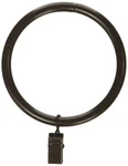 1931-07 2-1/2" Curtain Rings With Clip Cocoa New. Price: $34.40.