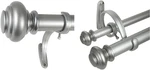 Antique Silver 1-INCH Telescoping Drapery Rod Set, 72-144 Inches New. Price: $113.99.
