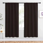 Nicetown Blackout Rod Pocket Curtain Single Panel With Integrated Tiebacks New. Price: $15.13.
