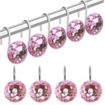 Toaob 12PCS Pink Shower Curtain Hooks Rings Rust Proof Stainless Steel For Ba... New. Price: $16.01.
