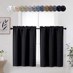 Short Curtains 36 Inch Length Small Tier Rod Pocket New. Price: $11.45.