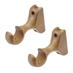Tulead Curtain Rod Wooden Brackets Drapery WOOD-2PCS New. Price: $14.76.