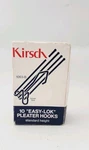 (10) Vintage Kirsch "easy-lok" Standard Height Traverse Rod Pleater Hooks Clasps New. Price: $12.00.