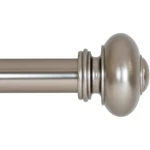 16-28 Inch, Satin Nickel, 1" Rod, Ivilon Drapery Window Curtain Knob Design New. Price: $24.99.