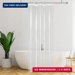 Aoohome Stall Clear Plastic Shower Curtain Liner, 36X72 Premium Light Weight Eva New. Price: $10.99.