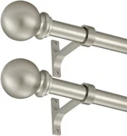 Brushed Nickel Curtain Rods For Window 28-48 Inch, Pack, Decorati New. Price: $59.94.