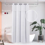 Ecoehoe Hotel Grade Waffle Weave Fabric Hook Free Shower Curtain With Magnets New. Price: $56.49.