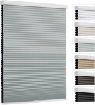 Cordless Grey Cellular Blackout Blinds, 34"WX72"H, Thermal Insulated Shades New. Price: $98.99.