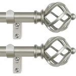 Kamanina Pack Curtain Rods 32 To 86 Inches (2.6-7.1FT), 3/4 Ro... New. Price: $46.01.