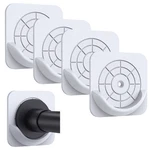 Vidafelic Adhesive Shower Curtain Rod HOLDERS,4PACK Medium, WHITE-4PACK New. Price: $10.52.