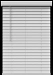Calyx Interiors Snow White Cordless 2" Faux Wood Blind Royal Valance, 35 60 New. Price: $64.50.