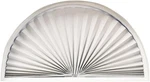 Redi Shade No Tools Original Arch Light Blocking Pleated 72"W X 36"H, White New. Price: $42.29.