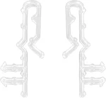 16 Pcs Hidden Blind Clips Inch Channel Valance 2.12IN 0.4IN, Clear New. Price: $11.98.