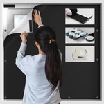 Bksai 100% Blackout Curtains For Bedroom, Magnetic 57"W X 39"H, New. Price: $30.29.