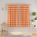 Natus Weaver Buffalo Check Curtains 54 Inches Long Cotton Basement Gingham Plaid New. Price: $45.40.
