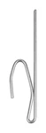 Kenney KN1007 Silver Steel Extra Long Pin Hook 3 In. For Traverse Rod New. Price: $7.15.