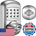 Steinbr Cke Keyless Entry Keypad Deadbolt - Digital Mechanical Door Lock No New. Price: $120.30.