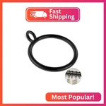 Gasrons 50 Pack Metal Curtain Rings With Eyelets, 1.5 Inch Inner Diameter Draper New. Price: $21.83.